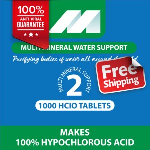 BULK BUY HCIO tablets - makes Hypochlorous Acid (1000 tablets)