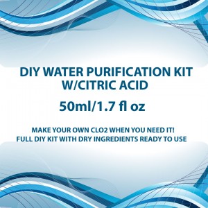 50ml water purification DIY dry kit