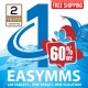 LESS 60% - EASYMMS TABLETS (120)