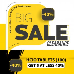 HCIO TABLETS (100) 