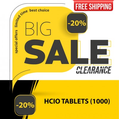 BULK HCIO TABLETS (1000)