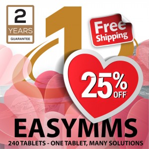 LESS 25% - 240 EASYMMS TABLETS